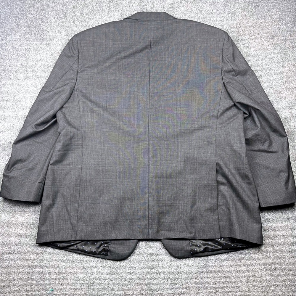 Jos A Bank Grey Glen Plaid Lanificio T.G. Di Fabio 130's 2 Piece Suit 50r 46x25 - Picture 4 of 16